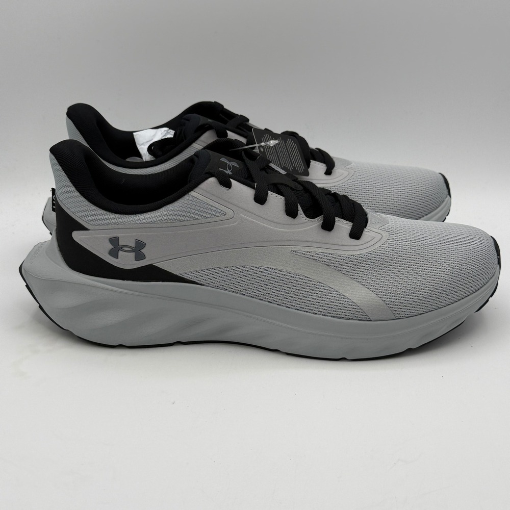 Under Armour UA Ascend Shoes Mens Size 11.5 Grey Black Running 6009827-012
